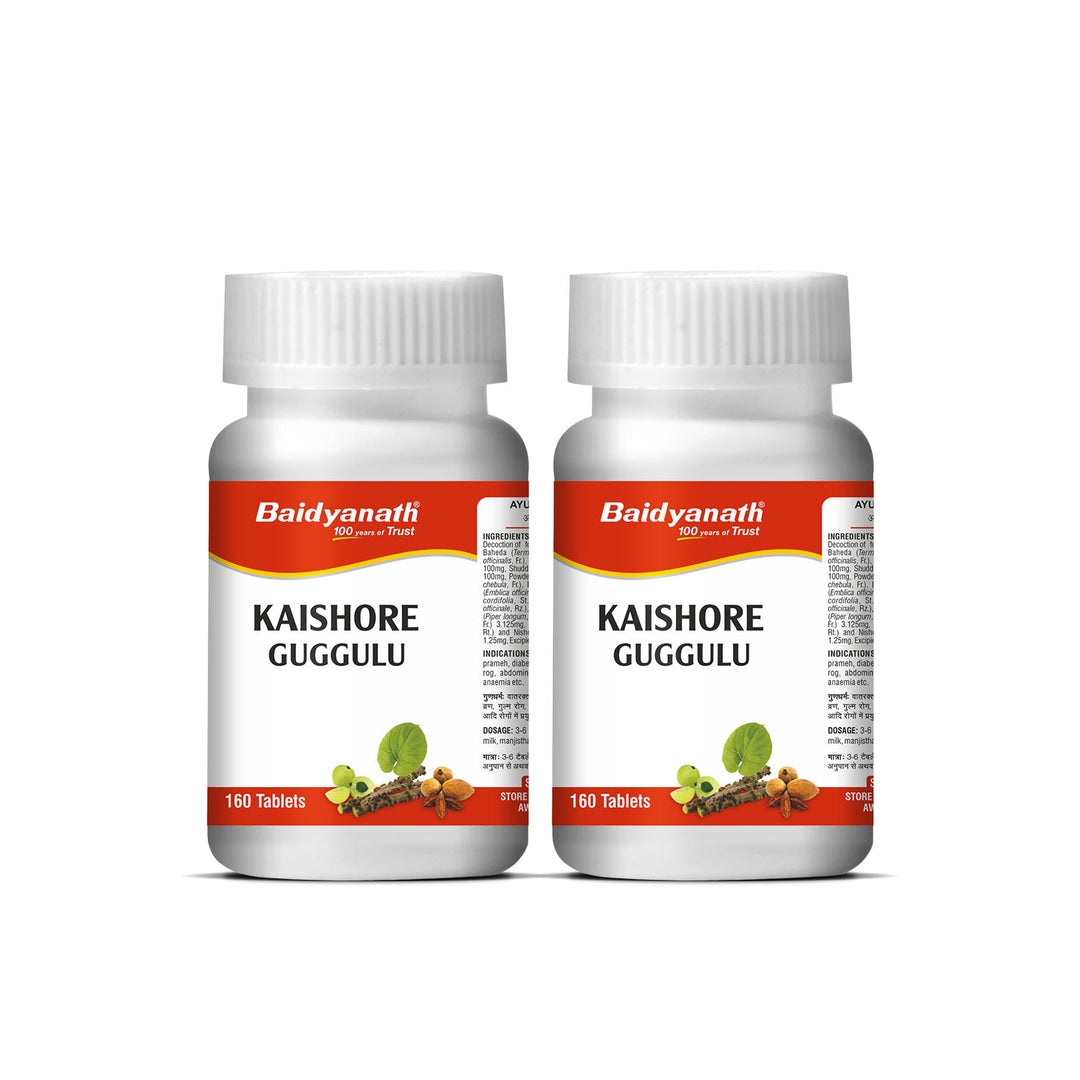 Baidyanath Kaishore Guggulu (160 Tablets)