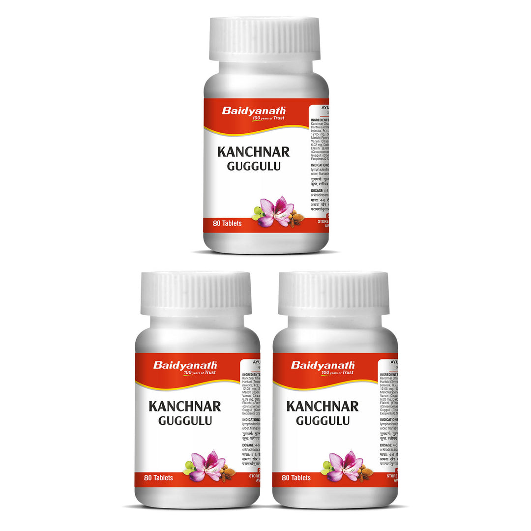 Baidyanath Kanchnar Guggulu (80 Tablets)
