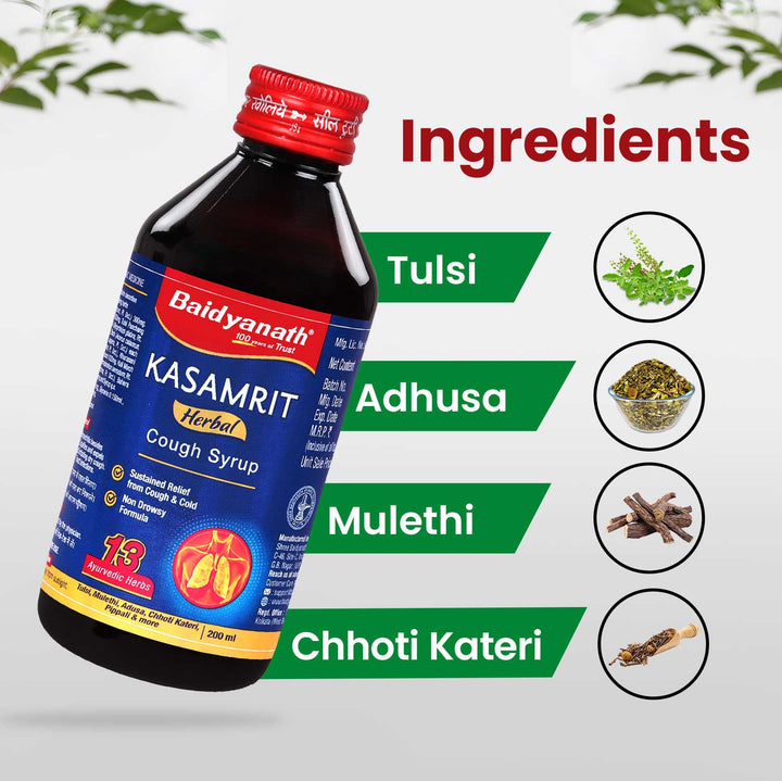 Baidyanath Kasamrit Herbal 100 ml ( Pack of 2)