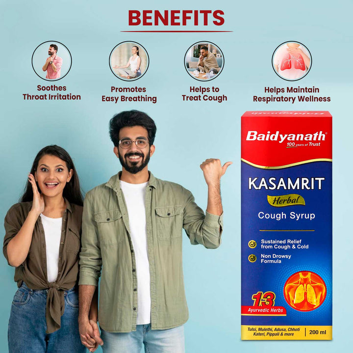 Baidyanath Kasamrit Herbal 100 ml ( Pack of 2)