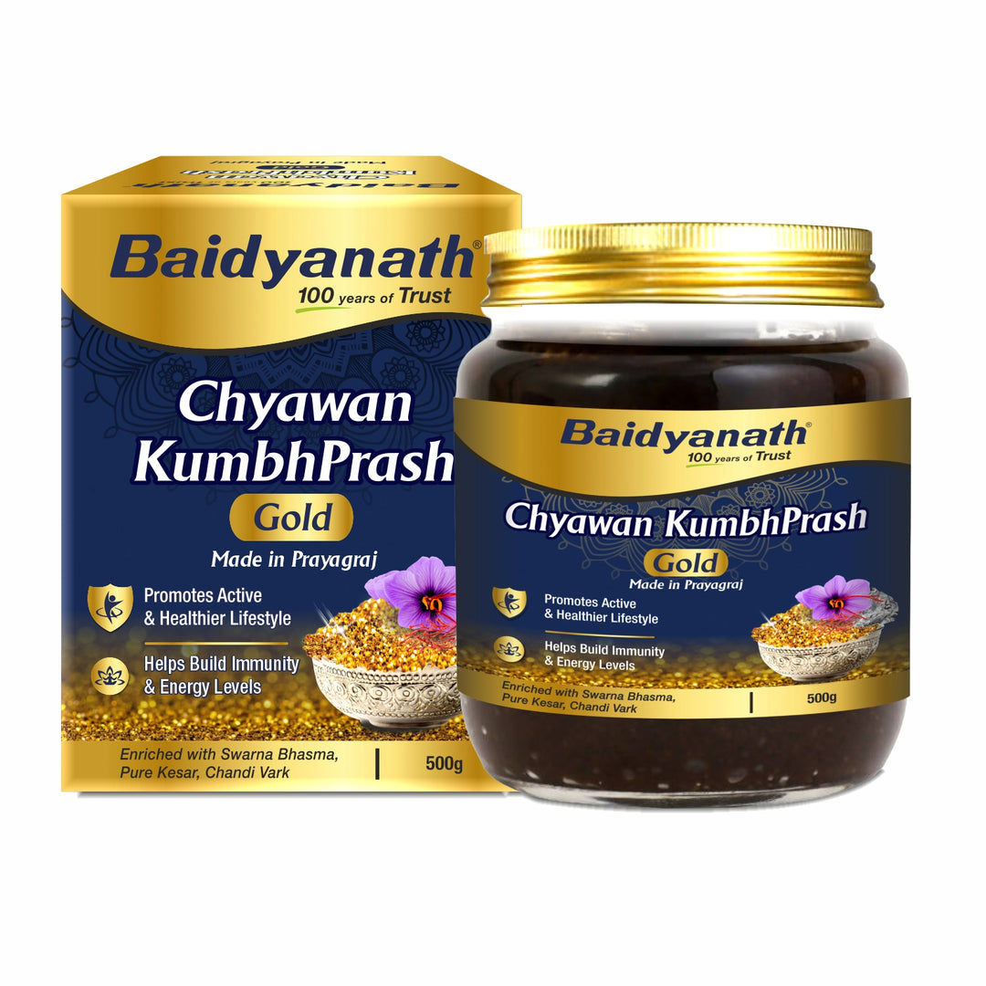 Baidyanath Chyawan Kumbhprash Premium chyawanprash Gold 500GM