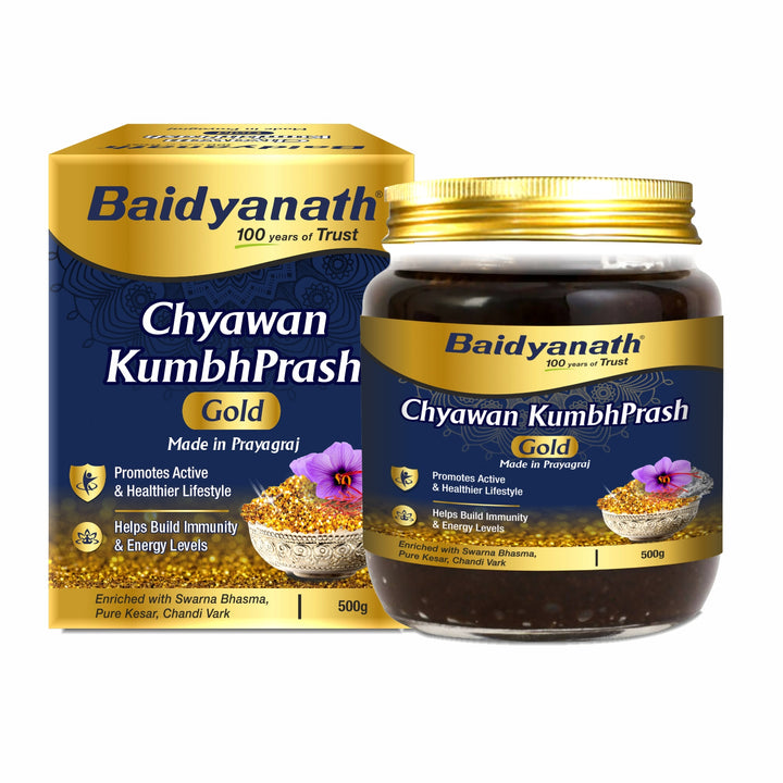 Baidyanath Chyawan Kumbhprash Premium chyawanprash Gold 500GM