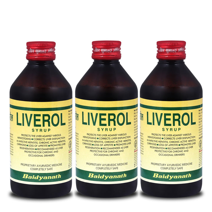 Baidyanath Liverol Syrup (200 ml) for Comprehensive Liver care