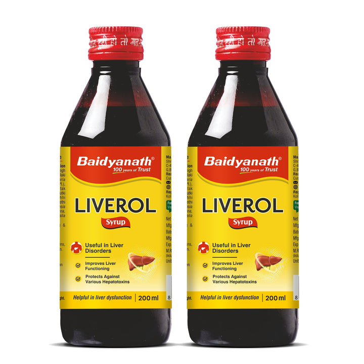 Baidyanath Liverol Syrup (200 ml) for Comprehensive Liver care