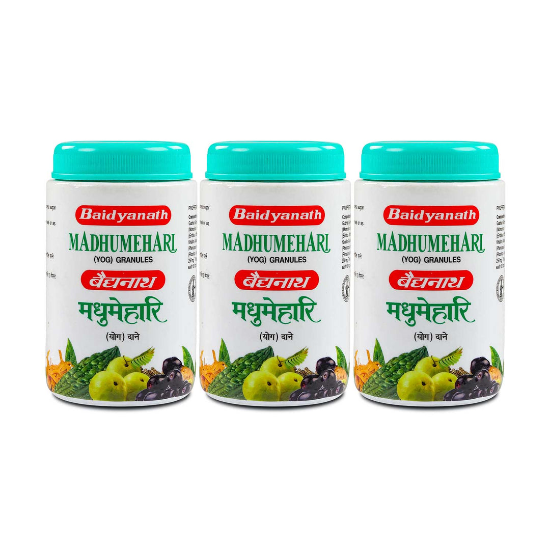 Baidyanath Madhumehari Granules - 100 Gm (Pack of 3)