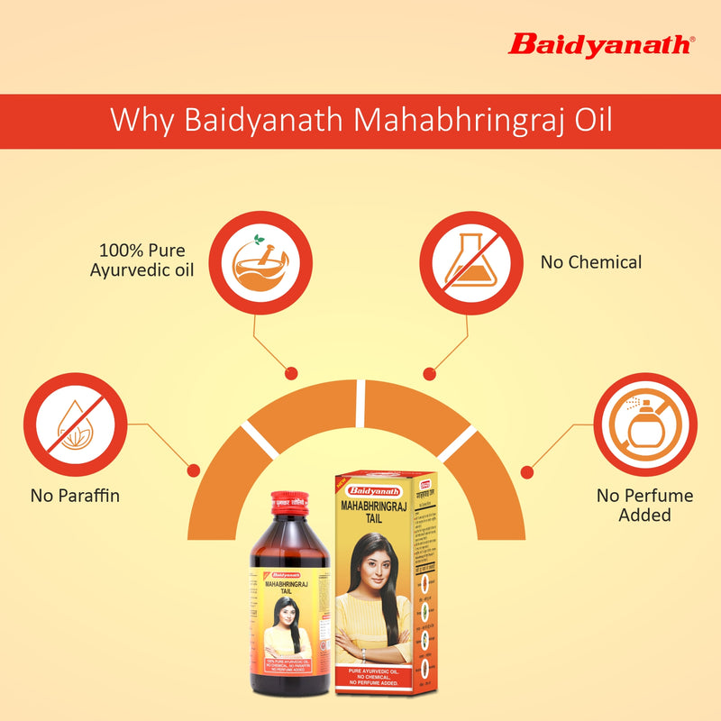 Baidyanath Mahabhringraj Hair Oil 200 ml