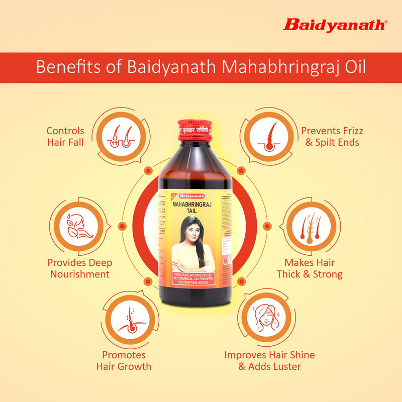Baidyanath Mahabhringraj Hair Oil 200 ml