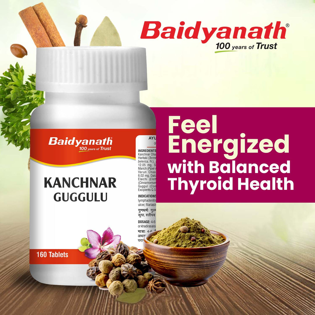 Baidyanath Kanchnar Guggulu 160 Tablets