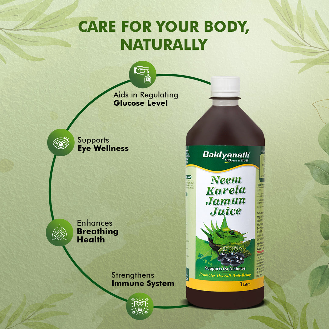 Baidyanath Neem Karela Jamun Juice -1000ml