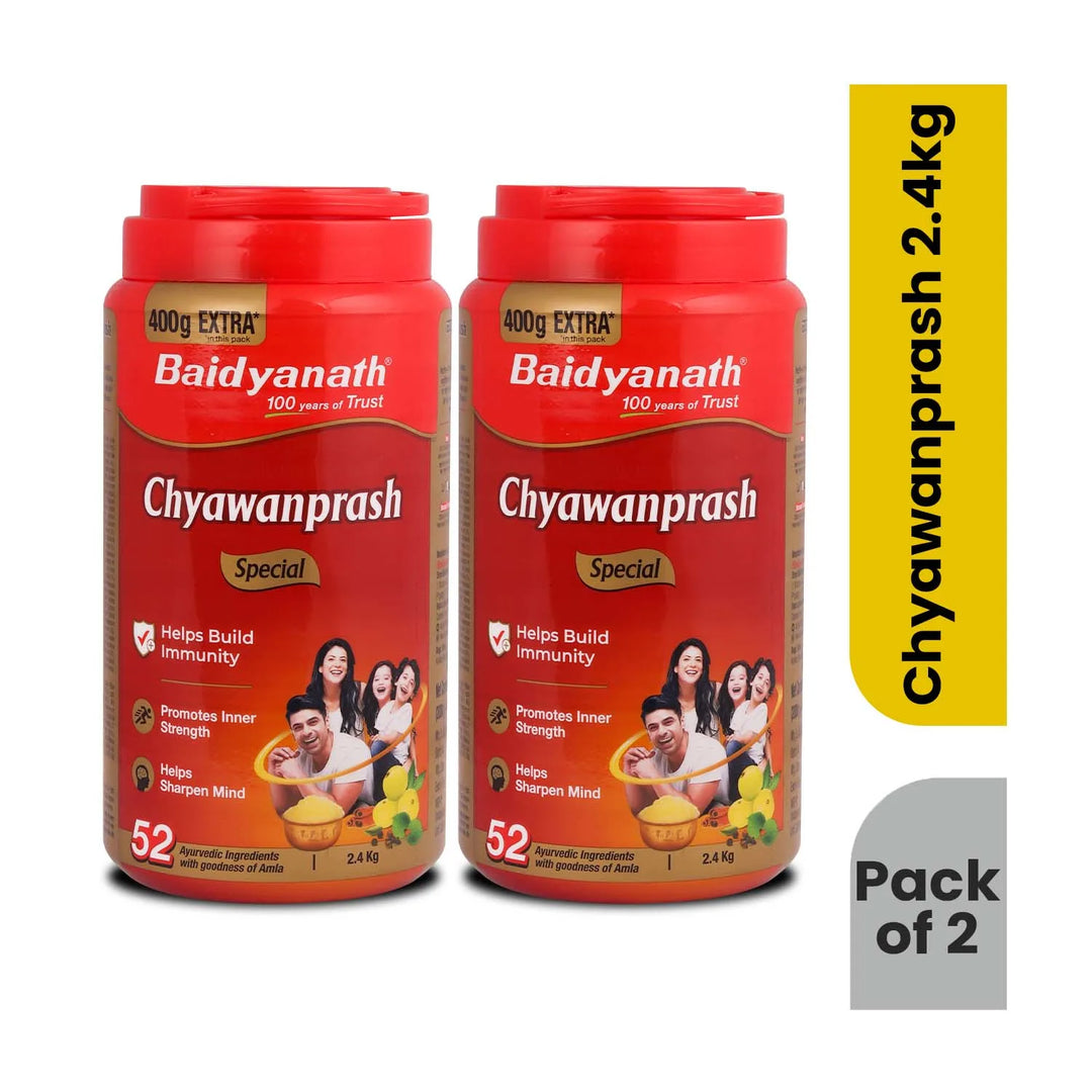 Baidyanath Chyawanprash Special 2 kg with 400 Gram Extra (2400g)