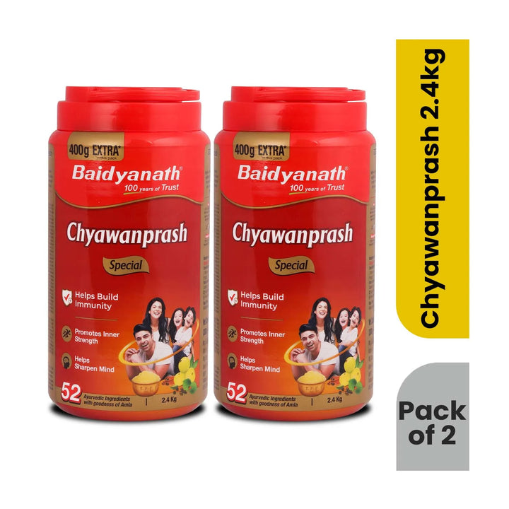 Baidyanath Chyawanprash Special 2 kg with 400 Gram Extra (2400g)
