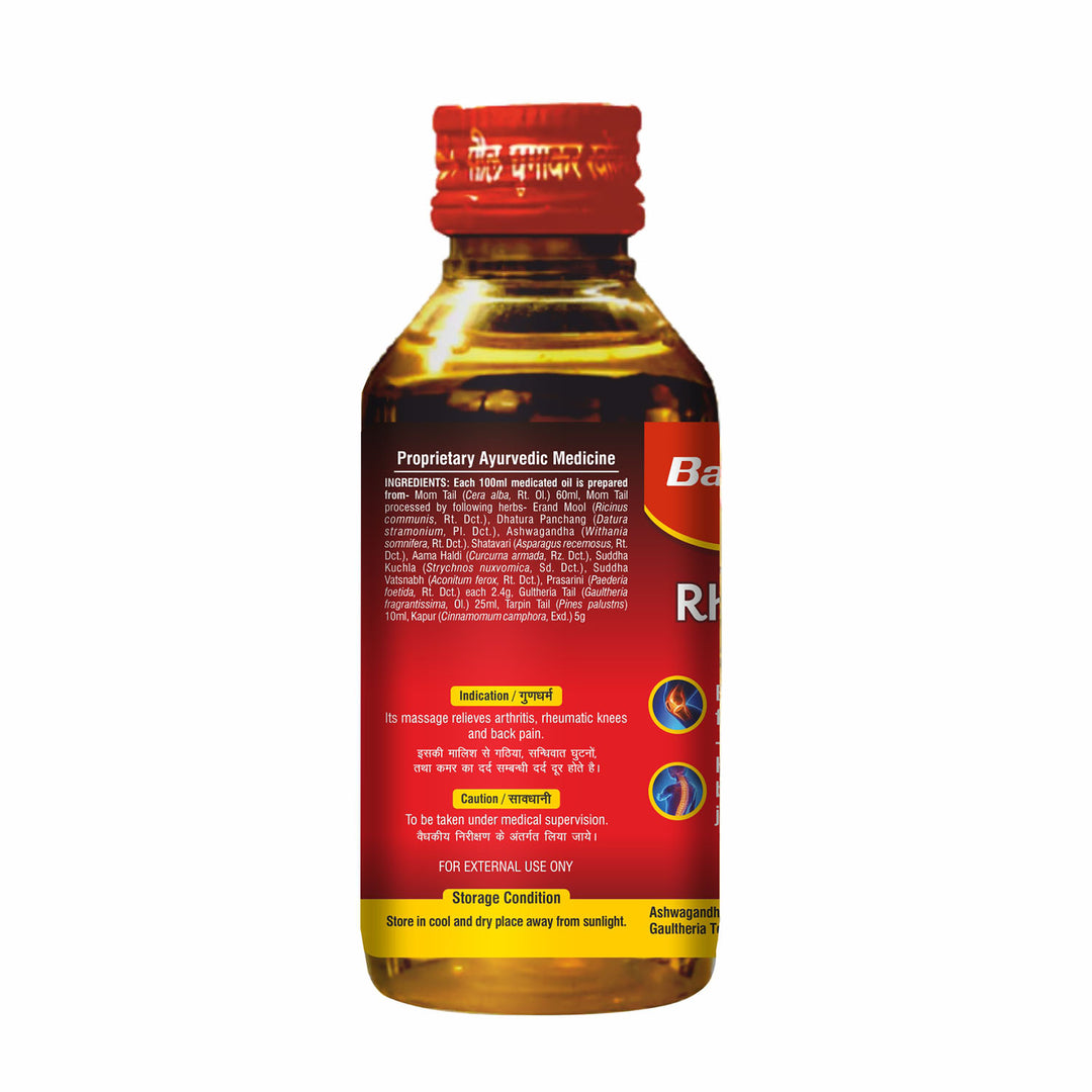 Baidyanath Rhuma Oil, helps in Knee and Joints Pains 100 ml