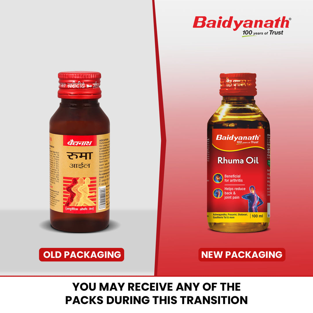 Baidyanath Rhuma Oil, helps in Knee and Joints Pains 100 ml