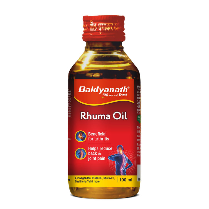 Baidyanath Rhuma Oil, helps in Knee and Joints Pains 100 ml