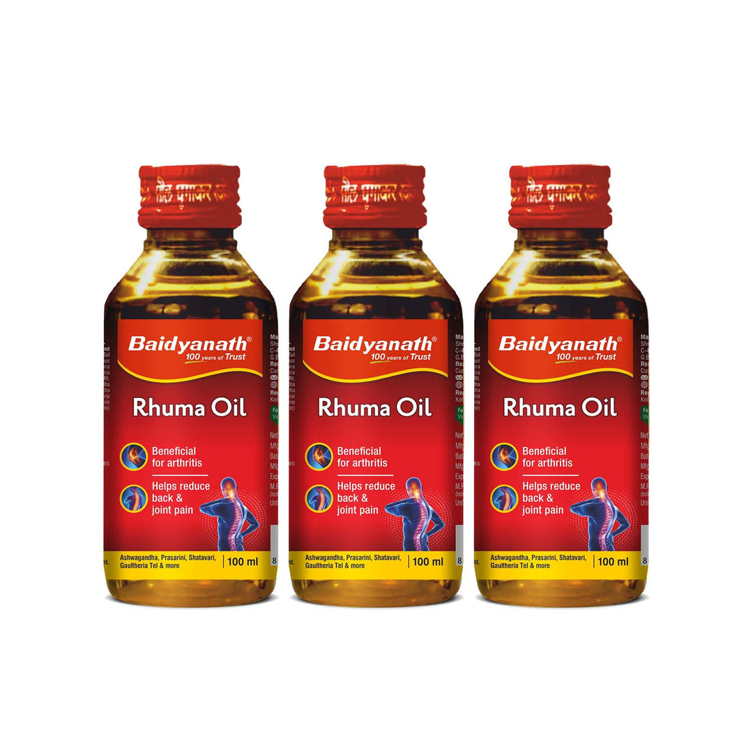 Baidyanath Rhuma Oil, helps in Knee and Joints Pains 100 ml