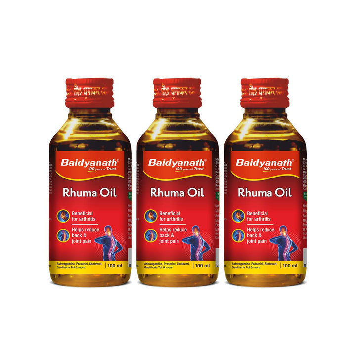 Baidyanath Rhuma Oil, helps in Knee and Joints Pains 100 ml