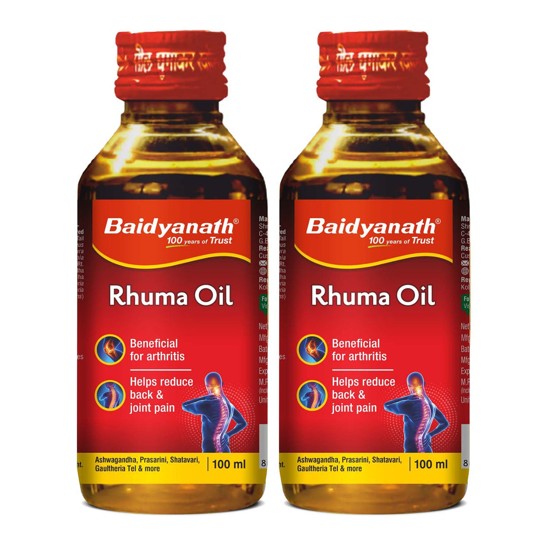 Baidyanath Rhuma Oil, helps in Knee and Joints Pains 100 ml