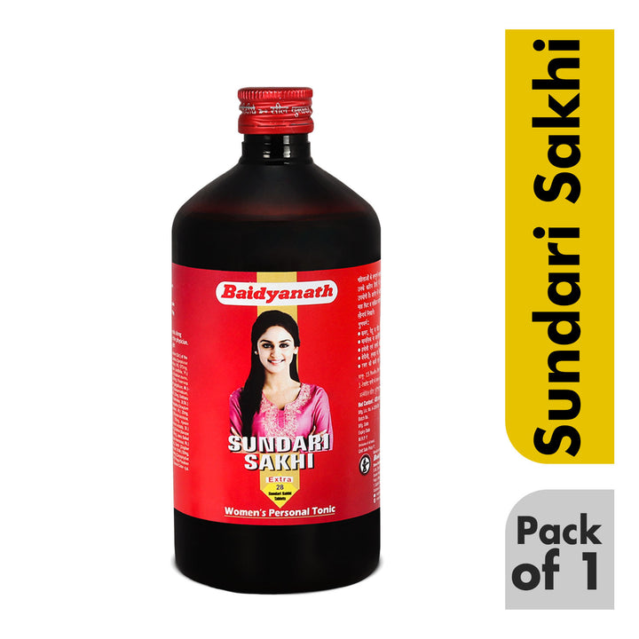 Baidyanath Sundari Sakhi 420ml with Free Sundri Sakhi 28 Tablets | For Women's Well-Being