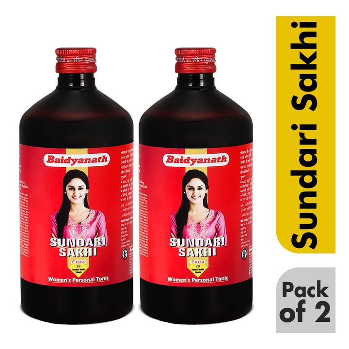 Baidyanath Sundari Sakhi 420ml with Free Sundri Sakhi 28 Tablets | For Women's Well-Being