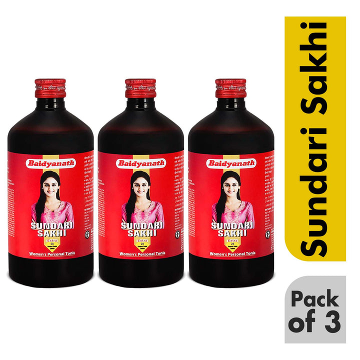 Baidyanath Sundari Sakhi 420ml with Free Sundri Sakhi 28 Tablets | For Women's Well-Being