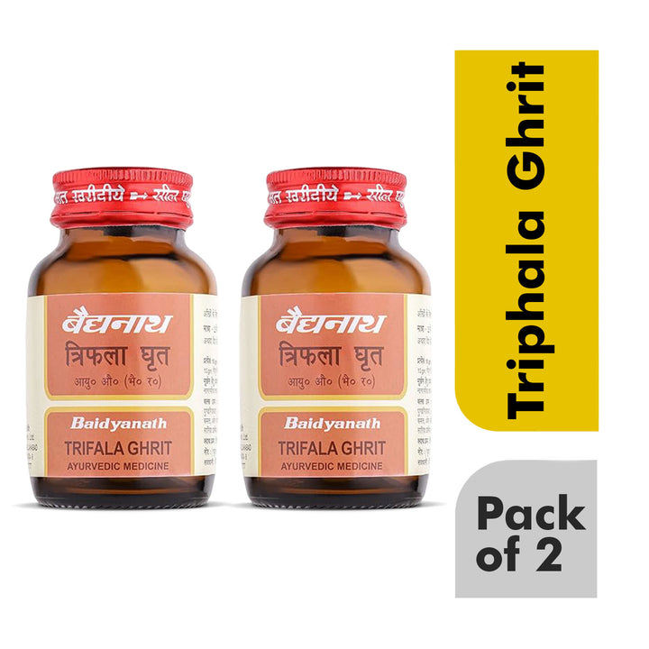 Baidyanath Triphala Ghrit |Helps in Vision, Better eye-sight & eye disorders |Relieves Dry Eyes & Eye Pain| Pack of 1 (100 gram)