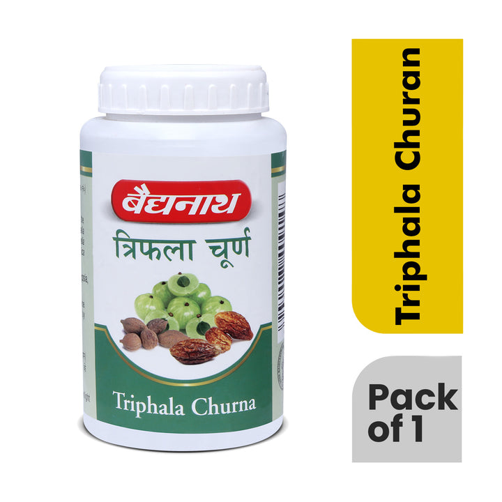 Baidyanath Triphala Churna- 240g | Help to Improve Bowel Movement & Indigestion, Constipation and Digestive Disorders