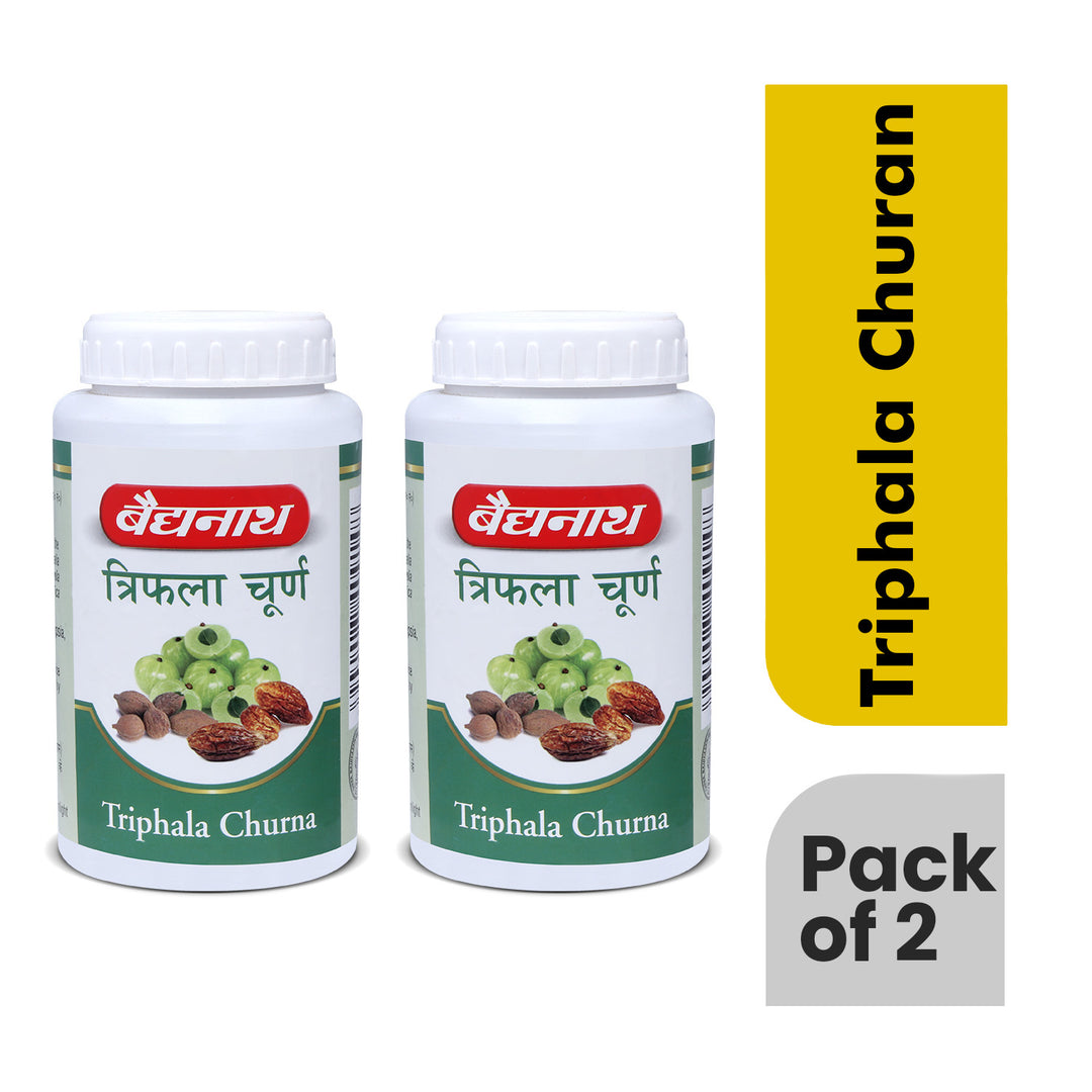Baidyanath Triphala Churna- 240g | Help to Improve Bowel Movement & Indigestion, Constipation and Digestive Disorders