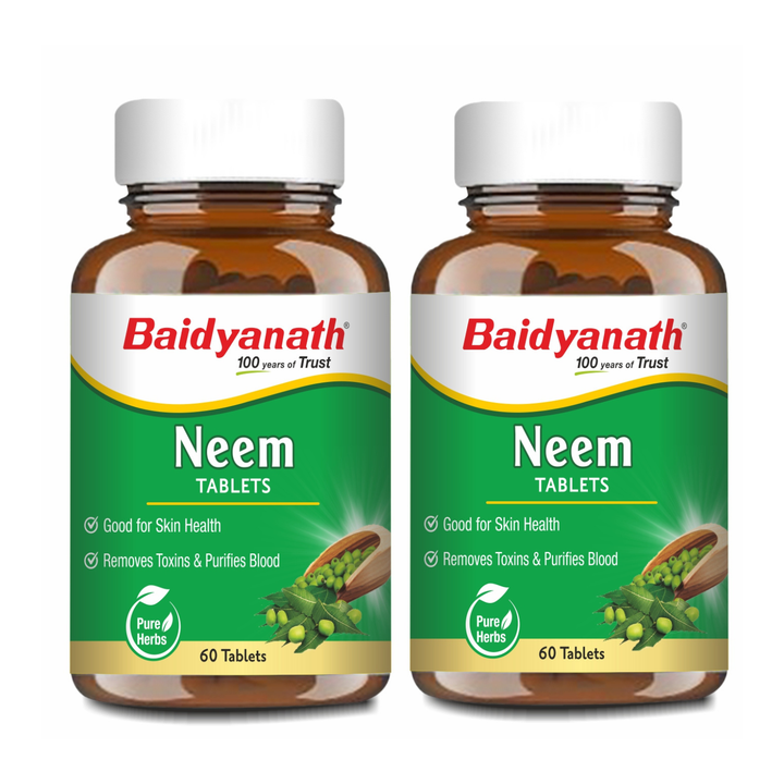 Baidyanath Neem Tablets Pack of 2 (60 Tablets)