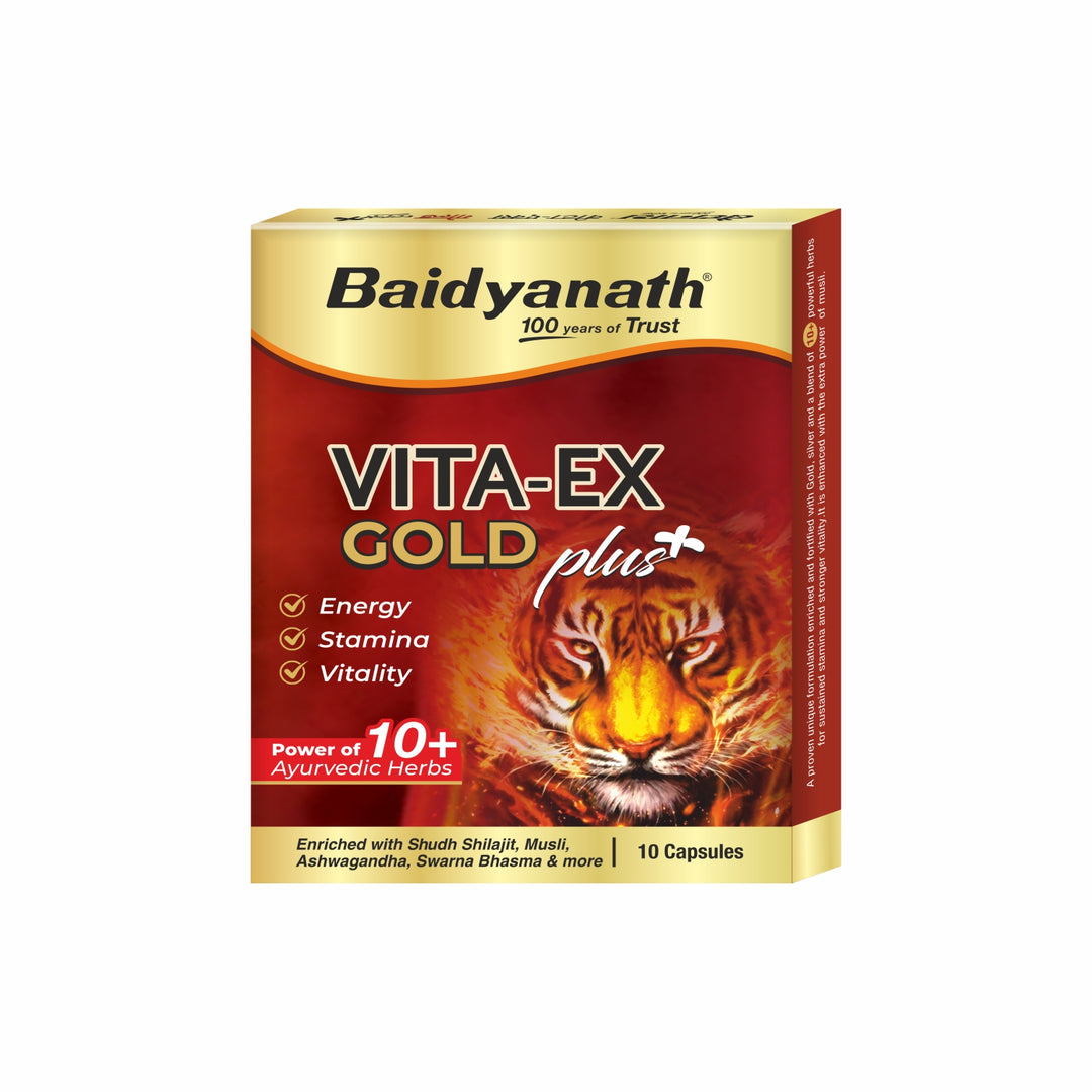Baidyanath Vita Ex Gold Plus (10 Capsules)