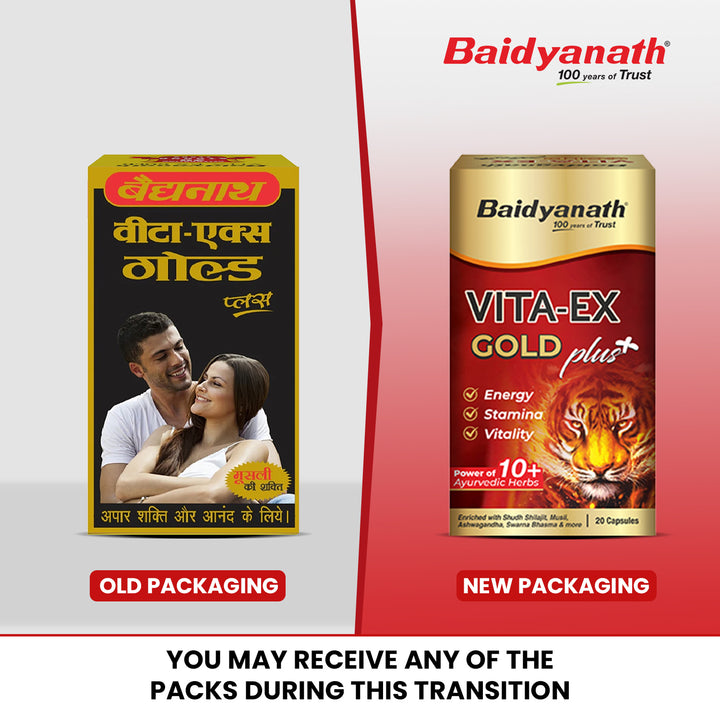 Baidyanath Vita Ex Gold Plus-20 capsules