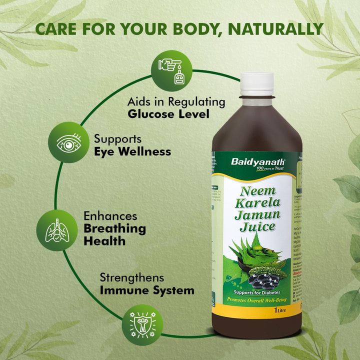 Baidyanath Neem Karela Jamun Juice -1000ml