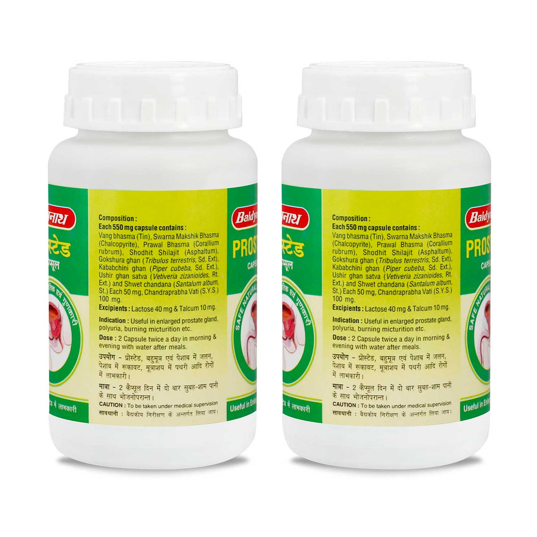 Backside Baidyanath Prostaid capsule