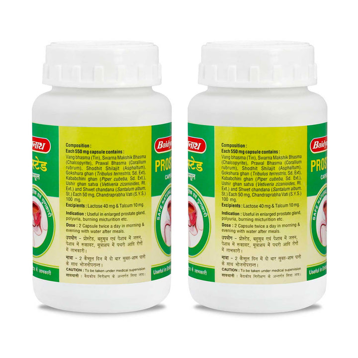 Backside Baidyanath Prostaid capsule