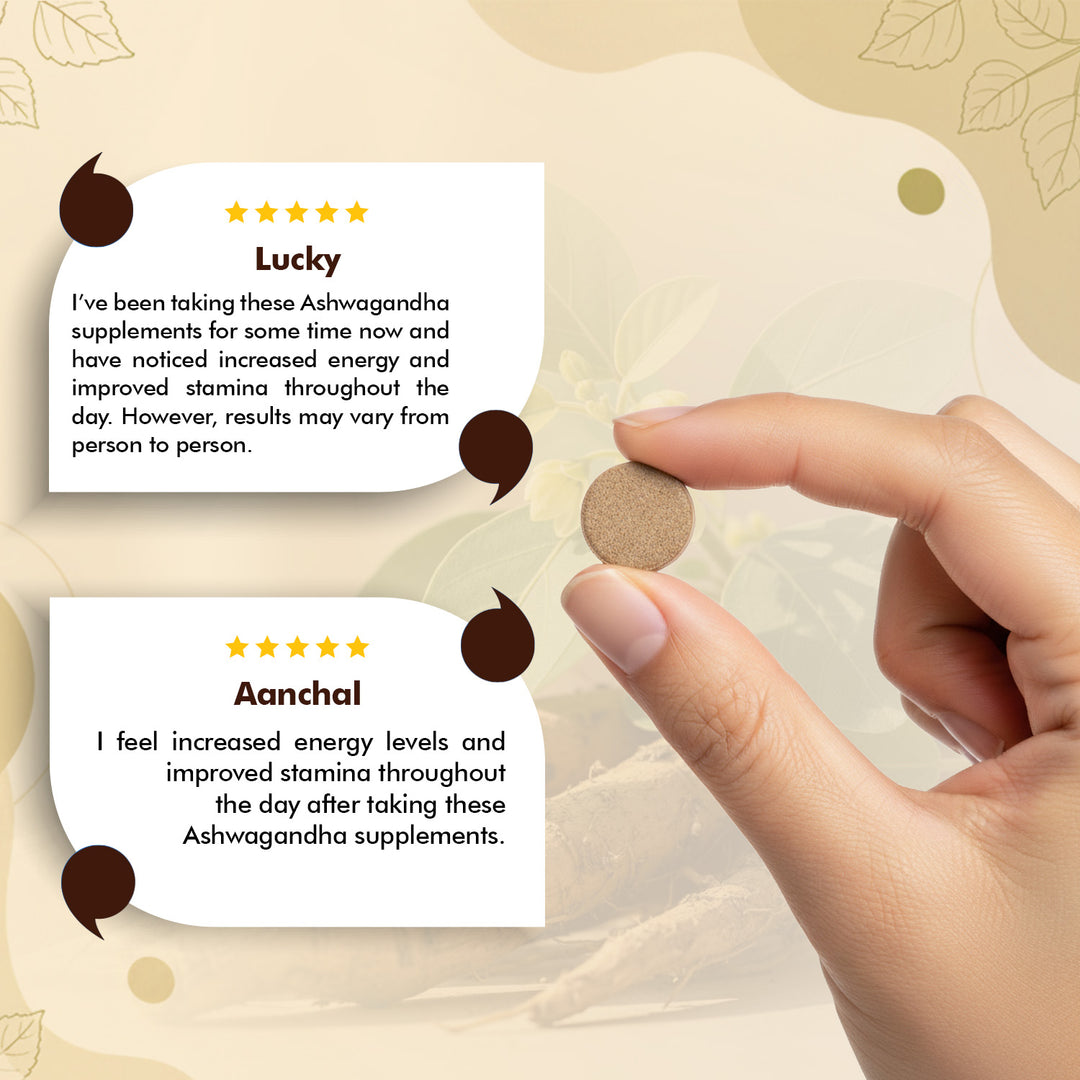 Baidyanath Ashwagandha- General Wellness Tablets (60 Tab) | Rejuvenates Mind and Body