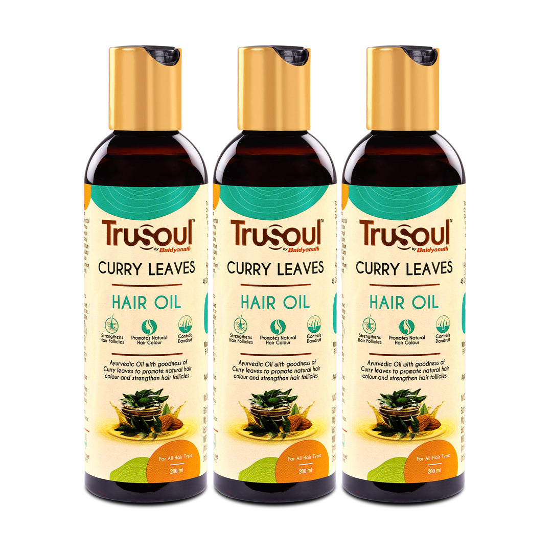 TruSoul By Baidyanath Curry Leaves Hair Oil, 200ml