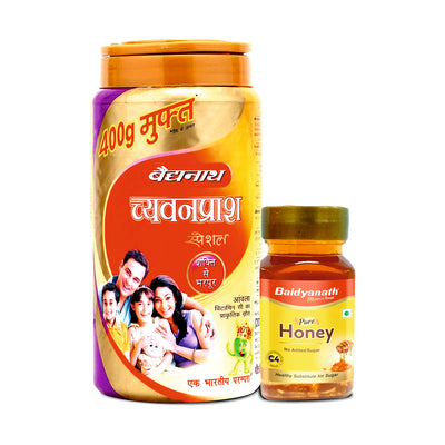 Baidyanath Chyawanprash Special 1200 Gram Extra with Free Honey 50g- Special offer