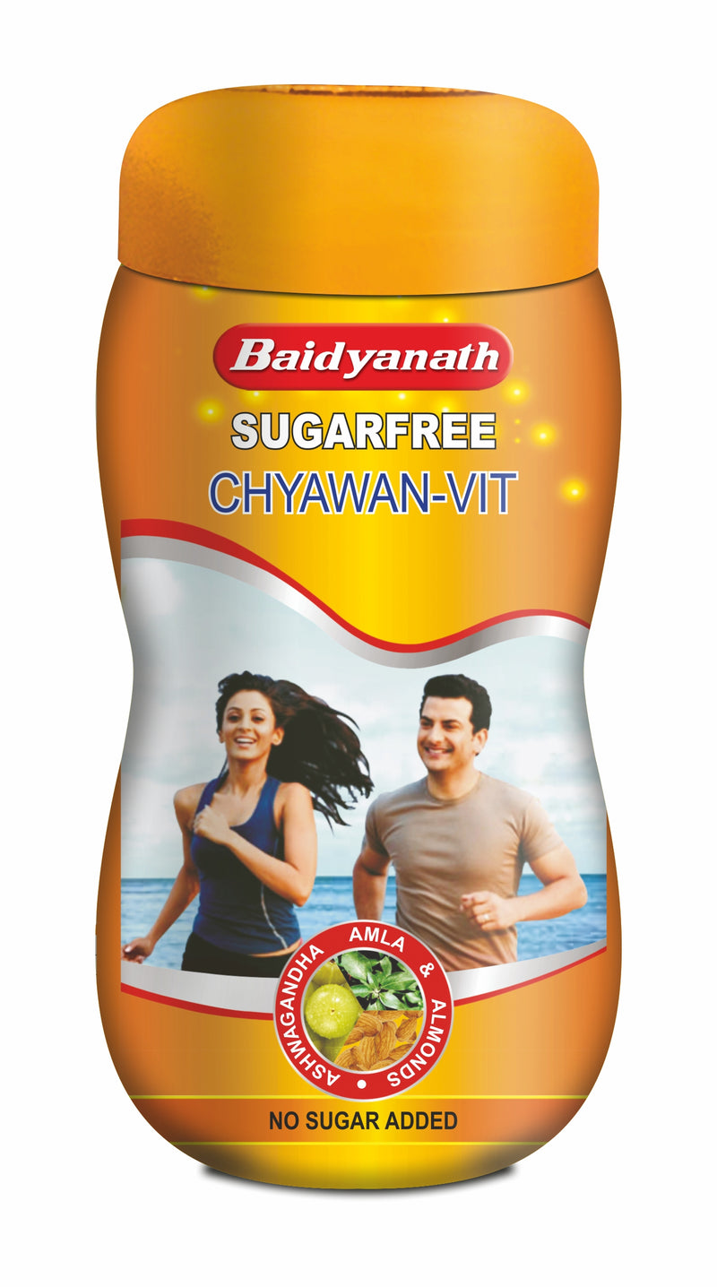 Baidyanath Sugarfree Chyawan-Vit Specially Formulated Chyawanprash With No Added Sugar- With Benefits Of Amla, Ashwagandha And Almonds| Ayurvedic Immunity Booster