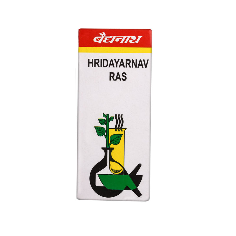 Baidyanath Hridyaranva Ras helps in Mental weakness, sleepness and in heart disease 80 tablets