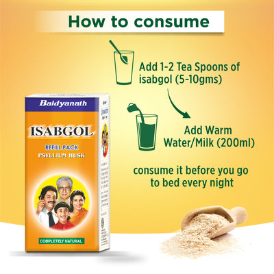 Baidyanath 99% Pure Isabgol-Pack of 2*120g