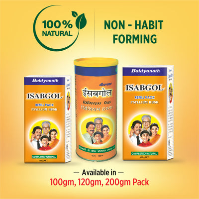 Baidyanath 99% Pure Isabgol-Pack of 2*120g