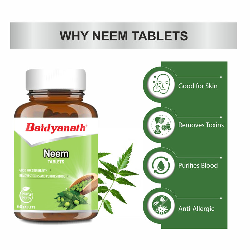 Baidyanath Neem Tablets (60 Tablets)