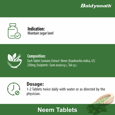 Baidyanath Neem Tablets (60 Tablets)