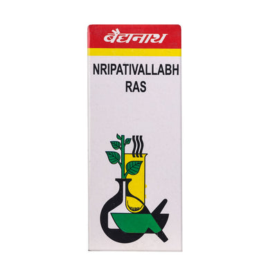 Baidyanath Nruptivallabha Ras Helps in improving liver functions, dyspepsia, chronic diarrhoea, dysentry piles 80 tablets.