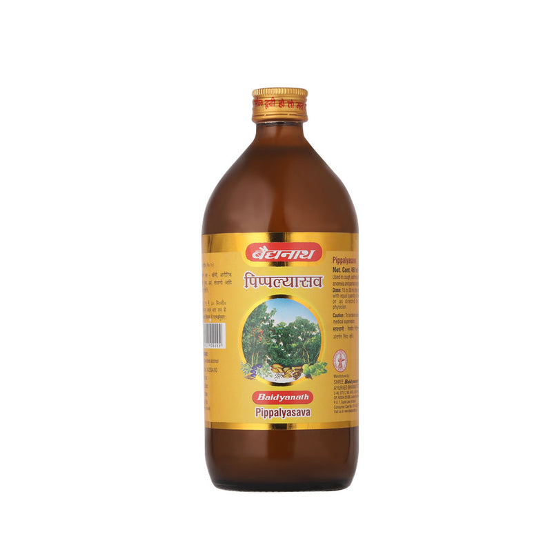 Baidyanath Pipplyasava Helps in Cough, asthna, piles, anaemia and portal congestion 450ml