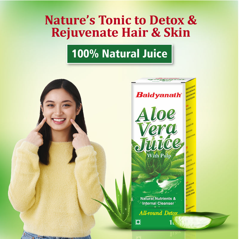 Baidyanath Aloe Vera Juice -1L* 3 Pack