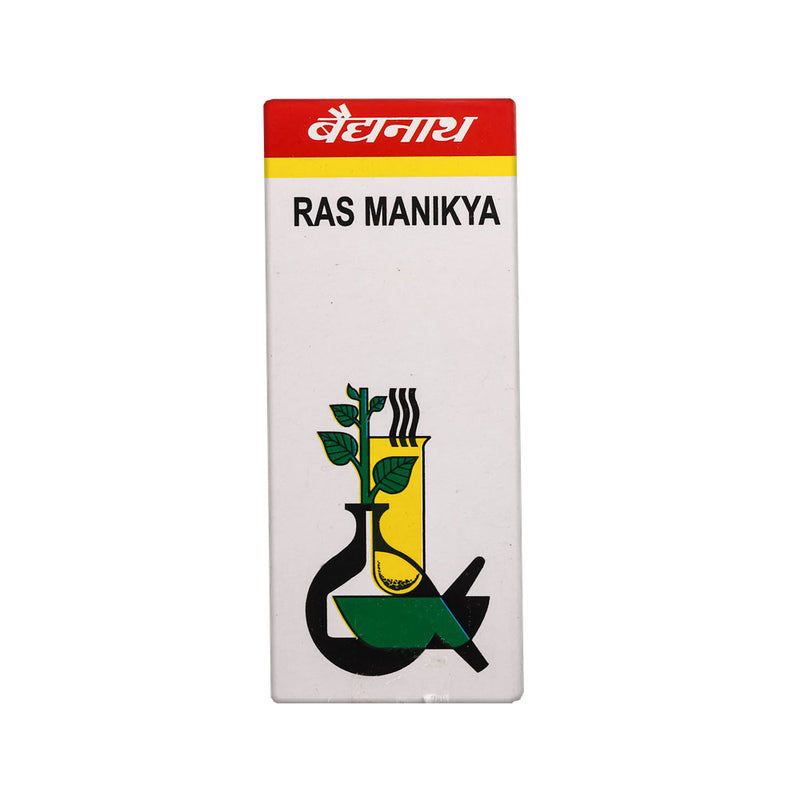 Baidyanath Rasmanikya Ras Helps in skin diseases, asthma, cough, rheumatism, eczema, boils, leprosy and leucoderma