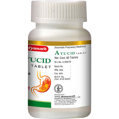 Baidyanath Ayucid Tablet 60 Tablets (Pack of 2 )