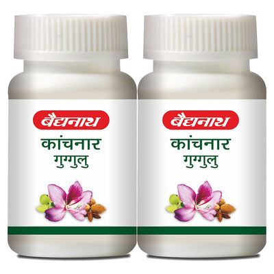 Baidyanath Kanchnar Guggulu  Pack of 2 (80 Tablets)