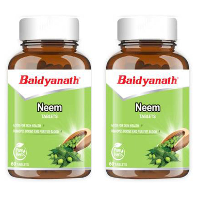 Baidyanath Neem Tablets Pack of 2 (60 Tablets)