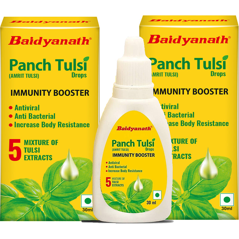 Baidyanath Panch Tulsi Drops Immunity Booster 30 Ml Each
